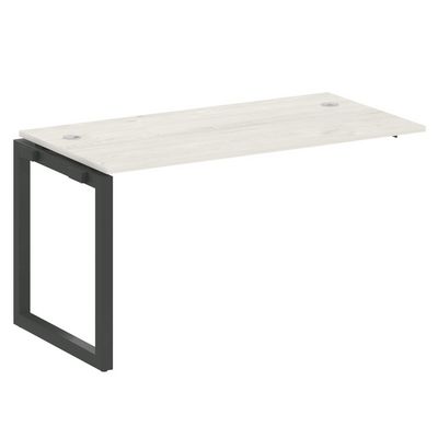 Metal System Quattro 5x5 50БО.ПРС-СП-1.3 (Дуб наварра/Антрацит) Проходной наборный элемент рабочей станции на О-образном м/к