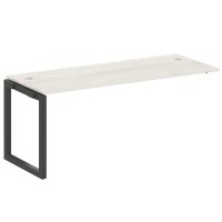 Metal System Quattro 5x5 50БО.ПРС-СП-1.5 (Дуб наварра/Антрацит) Проходной наборный элемент рабочей станции на О-образном м/к