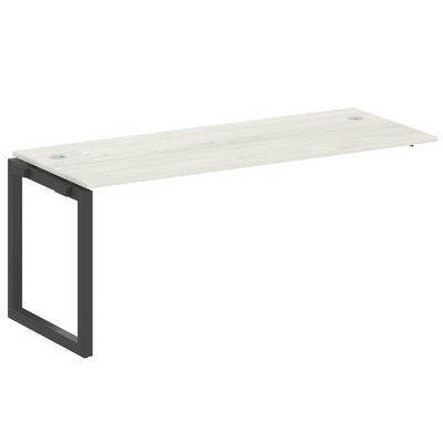 Metal System Quattro 5x5 50БО.ПРС-СП-1.5 (Дуб наварра/Антрацит) Проходной наборный элемент рабочей станции на О-образном м/к