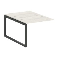 Metal System Quattro 5x5 50БО.ПРС-СП-2.1 (Дуб наварра/Антрацит) Проходной наборный элемент рабочей станции на О-образном м/к