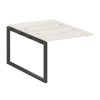 Metal System Quattro 5x5 50БО.ПРС-СП-2.1 (Дуб наварра/Антрацит) Проходной наборный элемент рабочей станции на О-образном м/к