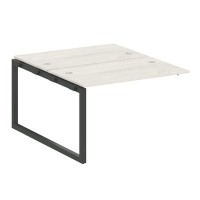 Metal System Quattro 5x5 50БО.ПРС-СП-2.2 (Дуб наварра/Антрацит) Проходной наборный элемент рабочей станции на О-образном м/к