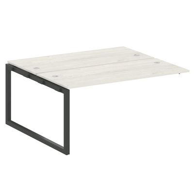 Metal System Quattro 5x5 50БО.ПРС-СП-2.4 (Дуб наварра/Антрацит) Проходной наборный элемент рабочей станции на О-образном м/к