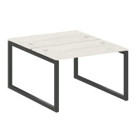 Metal System Quattro 5x5 50БО.РАС-СП-2.2 (Дуб наварра/Черный) Рабочая станция на О-образном м/к