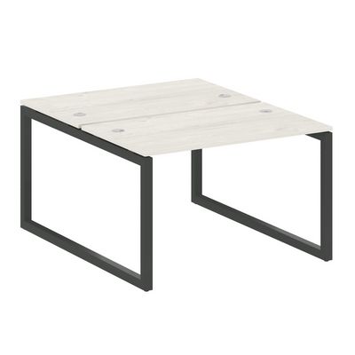 Metal System Quattro 5x5 50БО.РАС-СП-2.2 (Дуб наварра/Антрацит) Рабочая станция на О-образном м/к