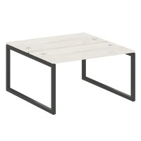 Metal System Quattro 5x5 50БО.РАС-СП-2.3 (Дуб наварра/Черный) Рабочая станция на О-образном м/к