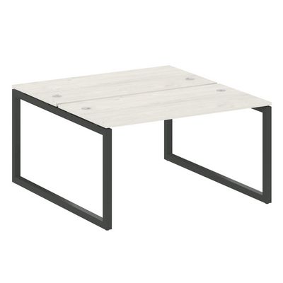 Metal System Quattro 5x5 50БО.РАС-СП-2.3 (Дуб наварра/Антрацит) Рабочая станция на О-образном м/к