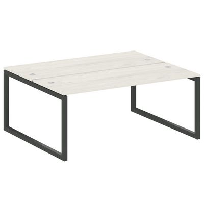 Metal System Quattro 5x5 50БО.РАС-СП-2.5 (Дуб наварра/Антрацит) Рабочая станция на О-образном м/к