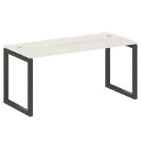 Metal System Quattro 5x5 50БО.СП-4 (Дуб наварра/Черный) Стол письменный на О-образном м/к