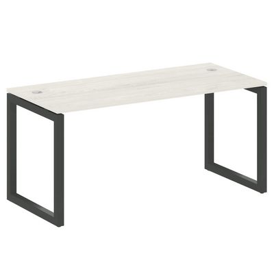 Metal System Quattro 5x5 50БО.СП-4 (Дуб наварра/Черный) Стол письменный на О-образном м/к