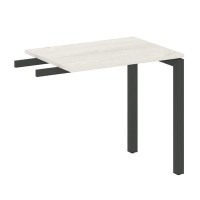 Metal System Quattro 5x5 50БП.ПР-2 (Дуб наварра/Черный) Приставной элемент на П-образном м/к