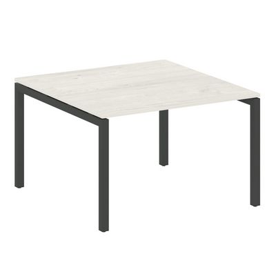 Metal System Quattro 5x5 50БП.ПРГ-1.2 (Дуб наварра/Черный) Переговорный стол на П-образном м/к