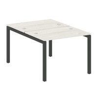 Metal System Quattro 5x5 50БП.РАС-СП-2.1 (Дуб наварра/Черный) Рабочая станция на П-образном м/к