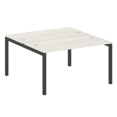 Metal System Quattro 5x5 50БП.РАС-СП-2.3 (Дуб наварра/Антрацит) Рабочая станция на П-образном м/к