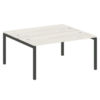 Metal System Quattro 5x5 50БП.РАС-СП-2.4 (Дуб наварра/Антрацит) Рабочая станция на П-образном м/к