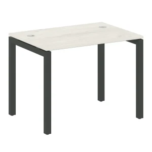50БП.СП-1 (Дуб наварра/Антрацит) Стол письменный на П-образном м/к