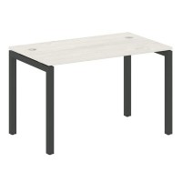 Metal System Quattro 5x5 50БП.СП-2 (Дуб наварра/Черный) Стол письменный на П-образном м/к