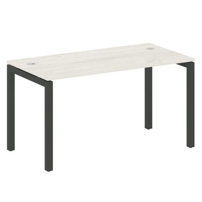 Metal System Quattro 5x5 50БП.СП-3 (Дуб наварра/Антрацит) Стол письменный на П-образном м/к