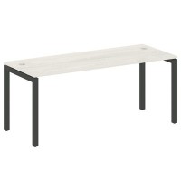 Metal System Quattro 5x5 50БП.СП-5 (Дуб наварра/Черный) Стол письменный на П-образном м/к