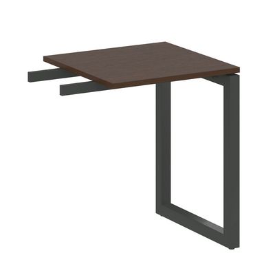 Metal System Quattro 5x5 50БО.ПР-1 (Венге цаво/Черный) Приставной элемент на О-образном м/к