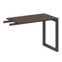 Metal System Quattro 5x5 50БО.ПР-3 (Венге цаво/Черный) Приставной элемент на О-образном м/к