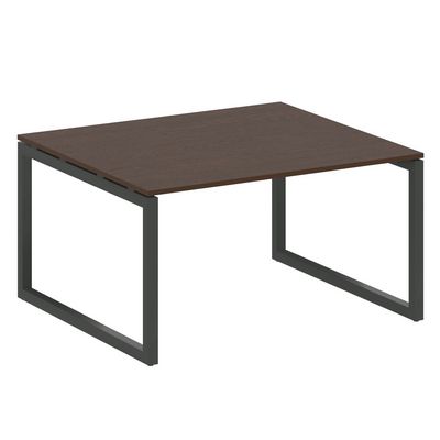 Metal System Quattro 5x5 50БО.ПРГ-1.3 (Венге цаво/Антрацит) Переговорный стол на О-образном м/к