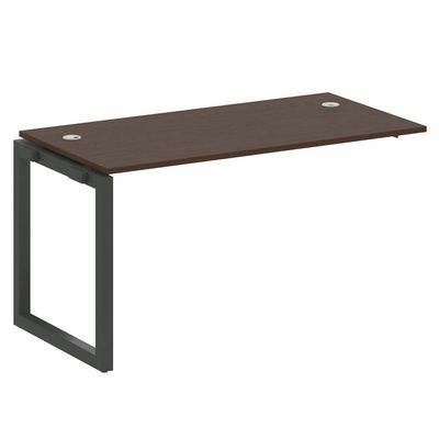 Metal System Quattro 5x5 50БО.ПРС-СП-1.3 (Венге цаво/Антрацит) Проходной наборный элемент рабочей станции на О-образном м/к