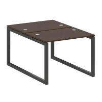 Metal System Quattro 5x5 50БО.РАС-СП-2.1 (Венге цаво/Антрацит) Рабочая станция на О-образном м/к