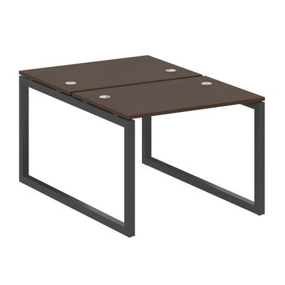 Metal System Quattro 5x5 50БО.РАС-СП-2.1 (Венге цаво/Антрацит) Рабочая станция на О-образном м/к