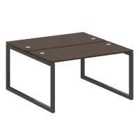 Metal System Quattro 5x5 50БО.РАС-СП-2.3 (Венге цаво/Антрацит) Рабочая станция на О-образном м/к