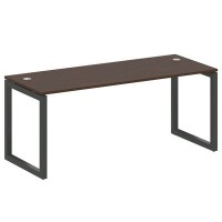 Metal System Quattro 5x5 50БО.СП-5 (Венге цаво/Антрацит) Стол письменный на О-образном м/к