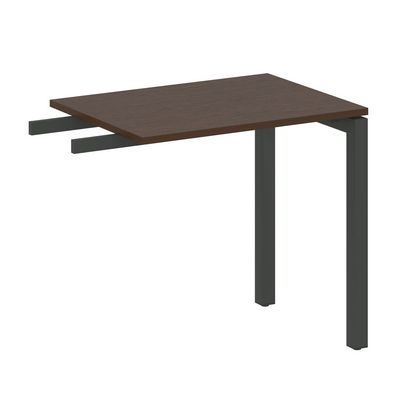 Metal System Quattro 5x5 50БП.ПР-2 (Венге цаво/Антрацит) Приставной элемент на П-образном м/к