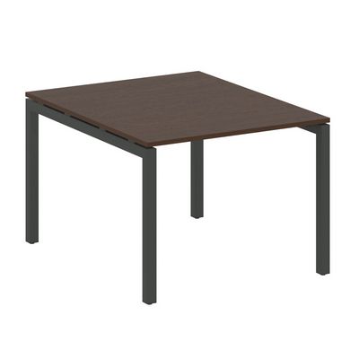 Metal System Quattro 5x5 50БП.ПРГ-1.1 (Венге цаво/Антрацит) Переговорный стол на П-образном м/к