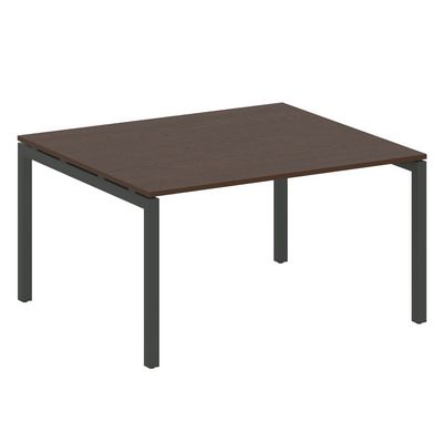 Metal System Quattro 5x5 50БП.ПРГ-1.3 (Венге цаво/Антрацит) Переговорный стол на П-образном м/к