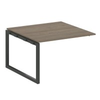 Metal System Quattro 5x5 50БО.ППРГ-2 (Вяз благородный/Антрацит) Проходной наборный элемент переговорного стола на О-образном м/к