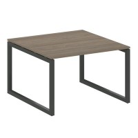 Metal System Quattro 5x5 50БО.ПРГ-1.2 (Вяз благородный/Антрацит) Переговорный стол на О-образном м/к