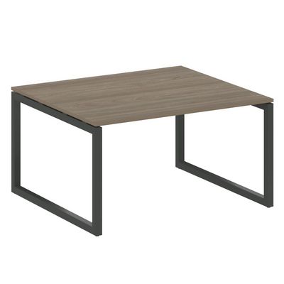 Metal System Quattro 5x5 50БО.ПРГ-1.3 (Вяз благородный/Антрацит) Переговорный стол на О-образном м/к