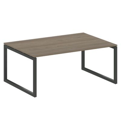 Metal System Quattro 5x5 50БО.ПРГ-1.5 (Вяз благородный/Антрацит) Переговорный стол на О-образном м/к
