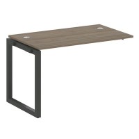 Metal System Quattro 5x5 50БО.ПРС-СП-1.2 (Вяз благородный/Антрацит) Проходной наборный элемент рабочей станции на О-образном м/к