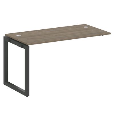 Metal System Quattro 5x5 50БО.ПРС-СП-1.3 (Вяз благородный/Антрацит) Проходной наборный элемент рабочей станции на О-образном м/к