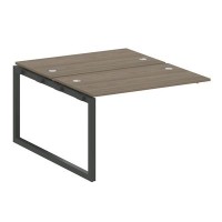 Metal System Quattro 5x5 50БО.ПРС-СП-2.2 (Вяз благородный/Антрацит) Проходной наборный элемент рабочей станции на О-образном м/к