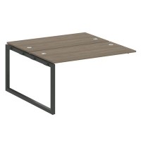 Metal System Quattro 5x5 50БО.ПРС-СП-2.3 (Вяз благородный/Антрацит) Проходной наборный элемент рабочей станции на О-образном м/к