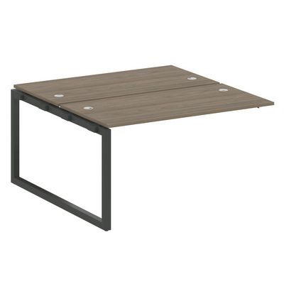 Metal System Quattro 5x5 50БО.ПРС-СП-2.3 (Вяз благородный/Антрацит) Проходной наборный элемент рабочей станции на О-образном м/к