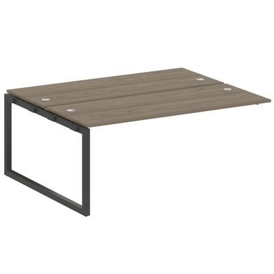 Metal System Quattro 5x5 50БО.ПРС-СП-2.5 (Вяз благородный/Антрацит) Проходной наборный элемент рабочей станции на О-образном м/к