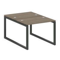 Metal System Quattro 5x5 50БО.РАС-СП-2.1 (Вяз благородный/Черный) Рабочая станция на О-образном м/к