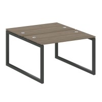 Metal System Quattro 5x5 50БО.РАС-СП-2.2 (Вяз благородный/Черный) Рабочая станция на О-образном м/к