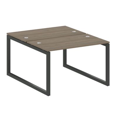 Metal System Quattro 5x5 50БО.РАС-СП-2.2 (Вяз благородный/Антрацит) Рабочая станция на О-образном м/к