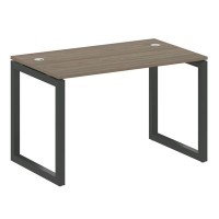 Metal System Quattro 5x5 50БО.СП-2 (Вяз благородный/Черный) Стол письменный на О-образном м/к