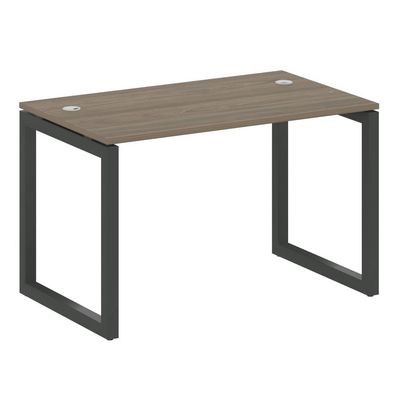 Metal System Quattro 5x5 50БО.СП-2 (Вяз благородный/Черный) Стол письменный на О-образном м/к