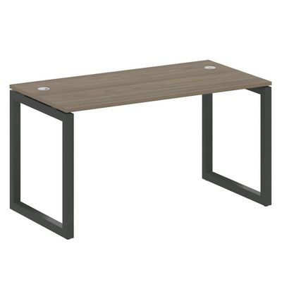 Metal System Quattro 5x5 50БО.СП-3 (Вяз благородный/Черный) Стол письменный на О-образном м/к